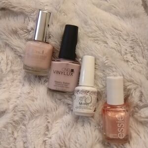 Shades of Pink: Variety of polishes